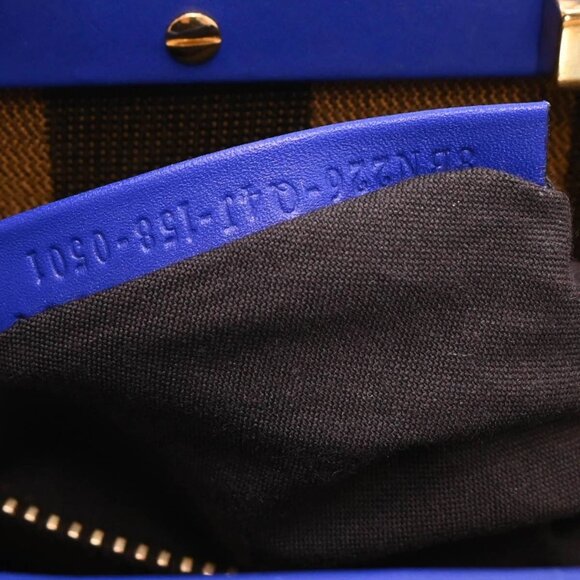 Fendi Blue Leather Peekaboo Fit 2way Handbag - Picture 7 of 15